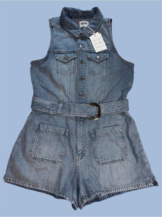Show Me Your MuMu Pants - Show Me Your Mumu Denim Rancho Mirage Romper
